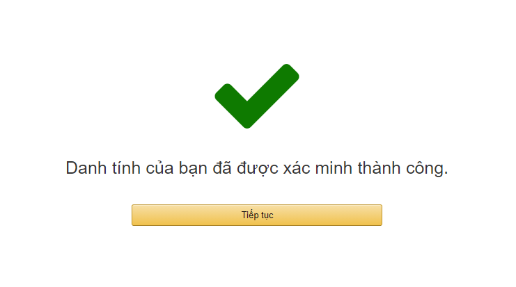 xac thuc thanh cong