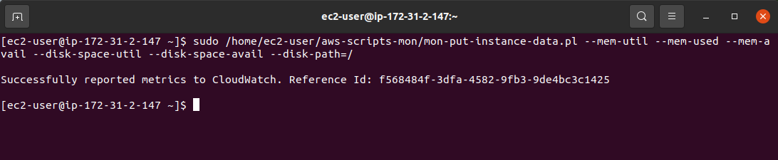 AWS CloudWatch Custom Metrics