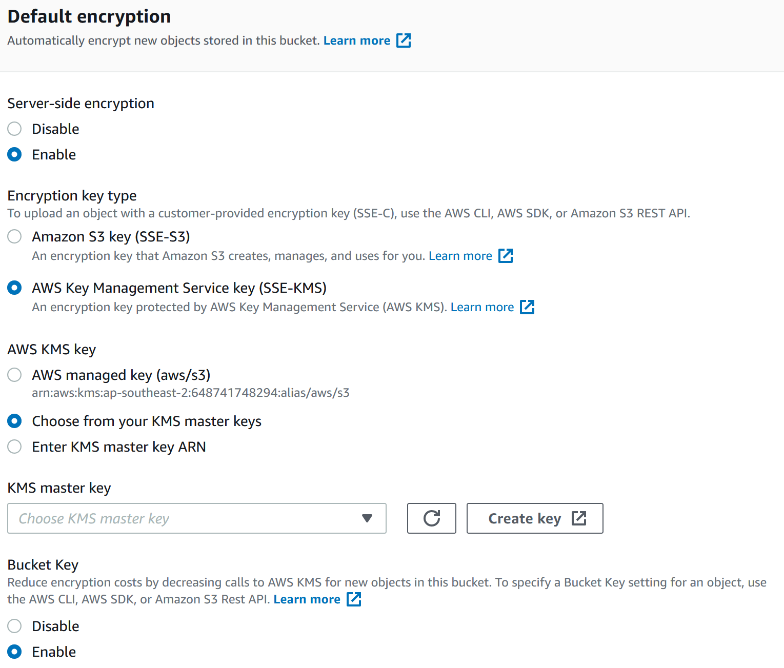 server-side encryption